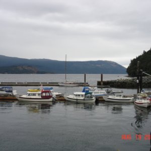 Cowichan Government Dock
DAYDREAM, SEA COASTER, 
R-MATEY & SEA SHIFT
ANITA MARIE is tucked in on the other side of the dock