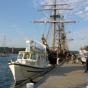 Departure. Cornet Bay