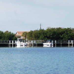40.) Day boat docks at Don Pedro Island State Park.