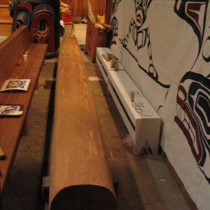 Klemtu Big House, Drumming Log