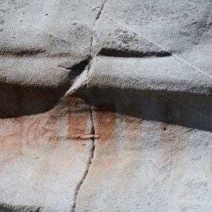 Pictograph,Human Being and Coppers