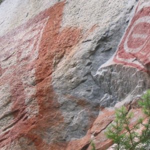 Pictograph Copper and Eagle