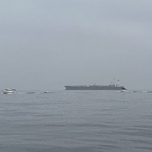 Pounder and Sea Spray on the way to Catalina Island