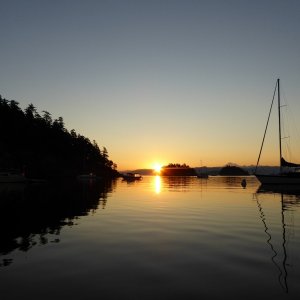 Media 'Sunday morning sunrise at Eagle Harbor' in album 'Friday afternoon launch, July 13 2018'