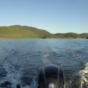 Cruised at 5 knots for about an hour