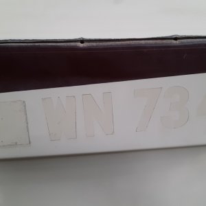 original color behind the registration numbers