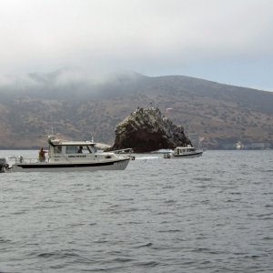 Discovery and Dinner Belle II pass Ship Rock