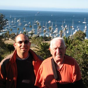 David & his really sweet Dad Don from C-Dory Blue Eagle... they came BY SEA all the way from San Francisco!!!!