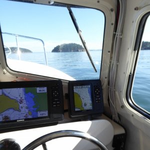 Media 'Nice an calm, everywhere EXCEPT Bellingham Bay!' in album 'After the Bellingham CBGT, making breakfast at Cypress Island Sunday morning'