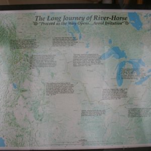Media 'Map showing the route traveled' in album 'Credits to the many involved'