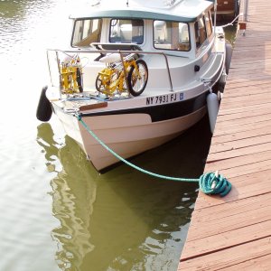 Folding Bikes On-board (Erie Canal)