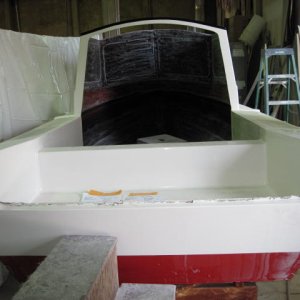 A CD16 Angler in Production at Triton Marine