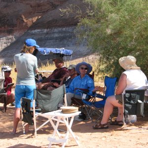 Media 'Catching up on the beach' in album 'Robbi fishing Oak Canyon'