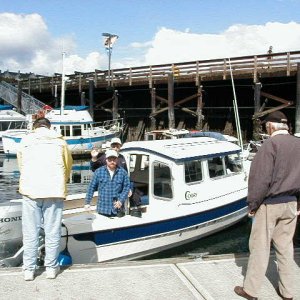 factory boat and Scott Reynolds visited
