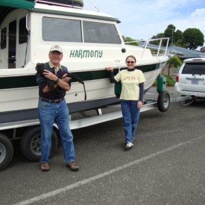 July 11, First C-Brats to arrive for the B'Ham CBGT - Al & Karen of Prineville, Oregon