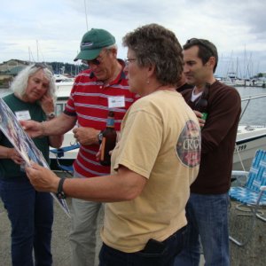 Patti & Barry (C-CAKES), Robbi (C-RUN) & Jeff Lindhout of Triton (C-DORY Factory)