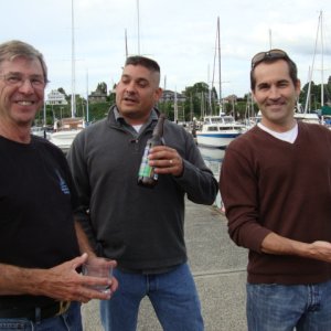 David (ANNA LEIGH) with 
with Scott & Jeff of TRITON
