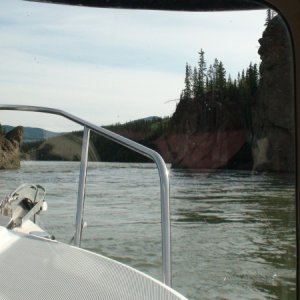 Approaching Five Fingered Rapids