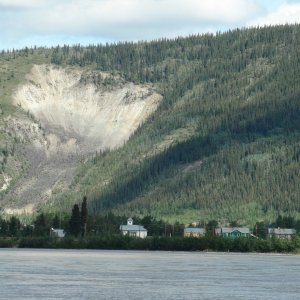 Media 'Dawson City mile 460' in album 'Louie & Jay at Chilcoot trailhead, start of the long walk to the head of the Yukon River for the 1898 gold rush'