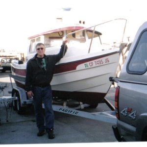 Media 'Dick saying his farewell to his 22\' Angler Dec 18 2006' in album 'LADY C  and proud new owner'
