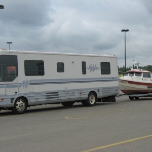 Heading north with our two favorite toys