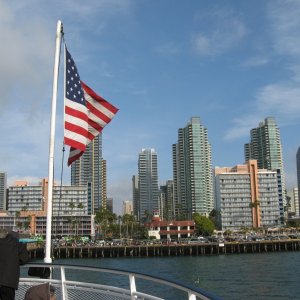 View of San Diego from our tour boat
