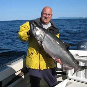 The sea handed us this 37 pound Sping for the biggest of 2019