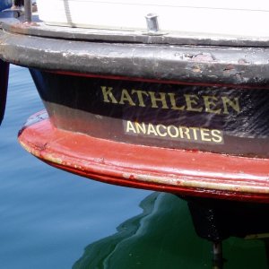(Robbi) "Kathleen" built in 1900 as a open launch. Probably the oldest boat on Puget Sound.