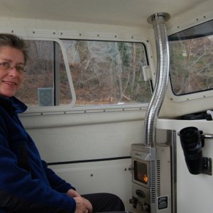 My sister, visting from Baltimore