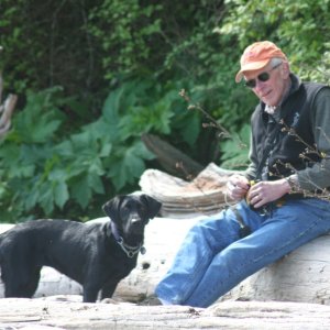 Cordell and Puck, Guemes Island