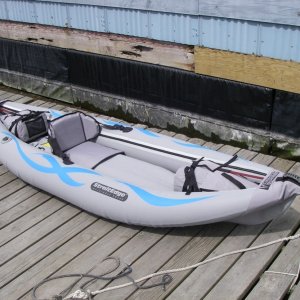 New inflatable kayak.