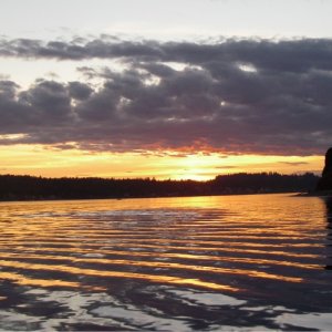 September sunset Pt Fosdick