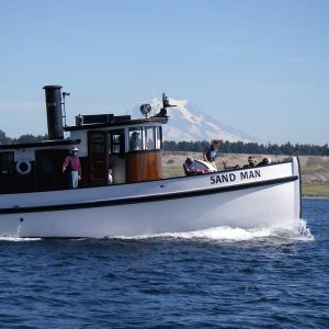 Puget Sound tug Sand Man. Built 1910. Restored 2005