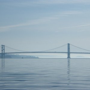A calm winter day on the Tacoma Narrows