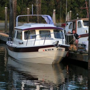(Pat Anderson) Daydream at the Dock at Sidney Spit