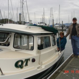 19 June 2008 B'Ham 
Jan & Bill from Florida,
 owners of QT