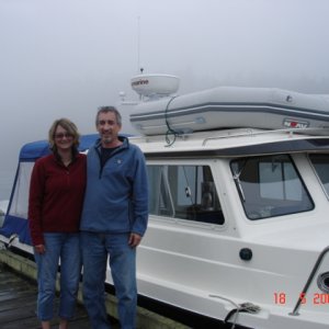 18 July 2007 Cornet Bay 
  Steve and Lorraine
     STRAY CAT