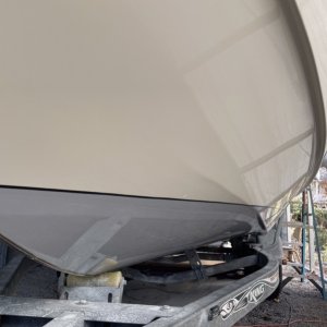 Four glide oat applications up to Second plank above water line