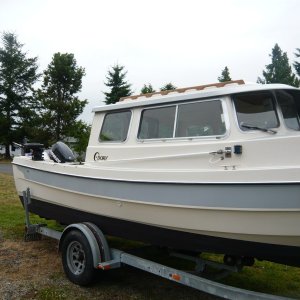 ready to see if she floats. new stickers and digital antena