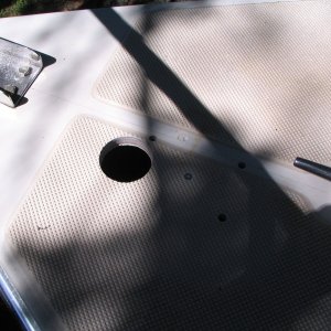 first holes drilled