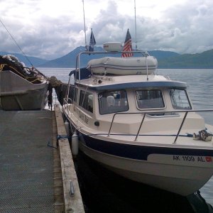 Tight quarters at Hoonah fuel dock