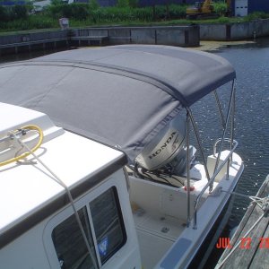 Bimini top completed