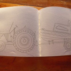 It is such a common practice that it shows up in children's coloring books.