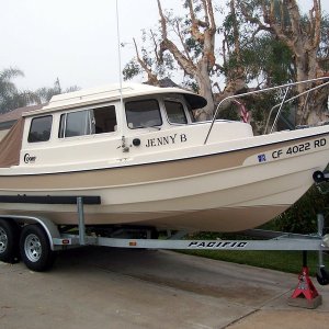 Jenny B getting rigged