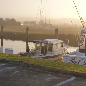Foggy Thursday Morning . Going home this morning