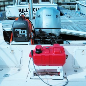 My Honda Generator and extended run tank.