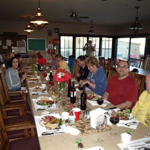 Media 'The Duck Club dinner.' in album 'Rio Vista Marina - Our Starting Point'