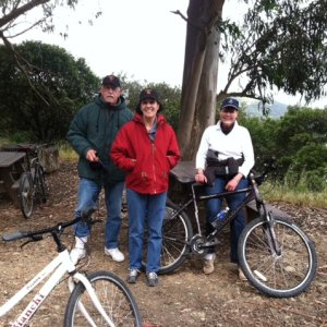 Media 'Kent and Marcia (Marcia Jane) and Kathy (Pounder) on Angel Island.' in album 'Rio Vista Marina - Our Starting Point'