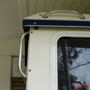 New Cockpit Boarding Handles Installed