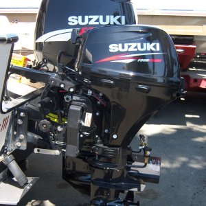 2009 115 HP Suzuki, 2014 20 HP Suzuki